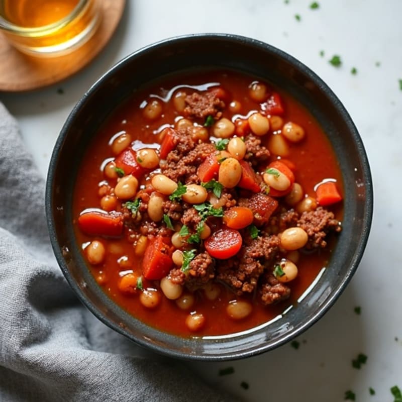 Hearty Lean Beef Slow Cooker Chili