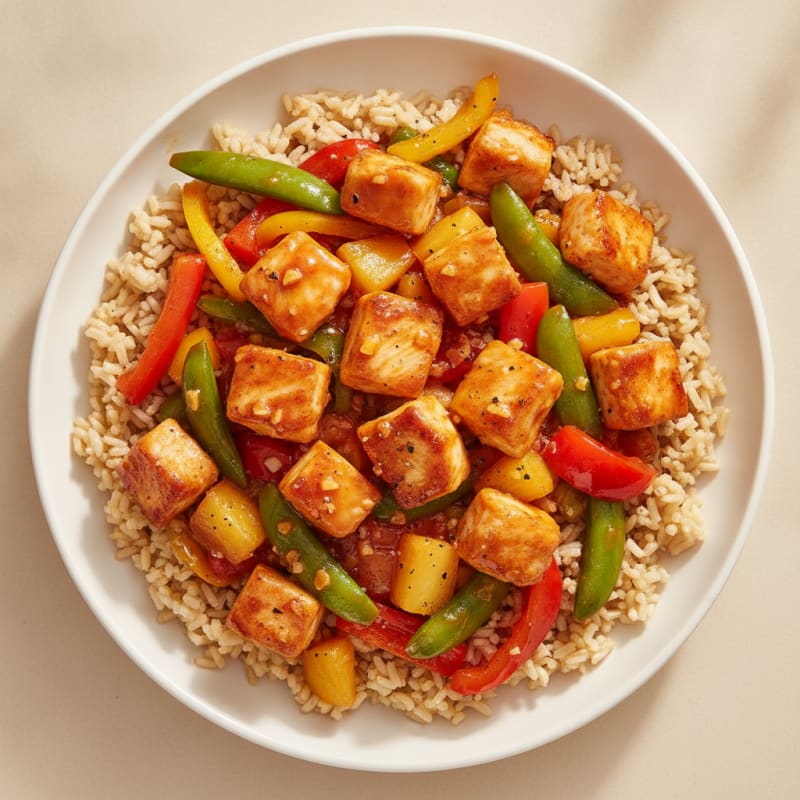 Sweet and Sour Chicken Stir-Fry