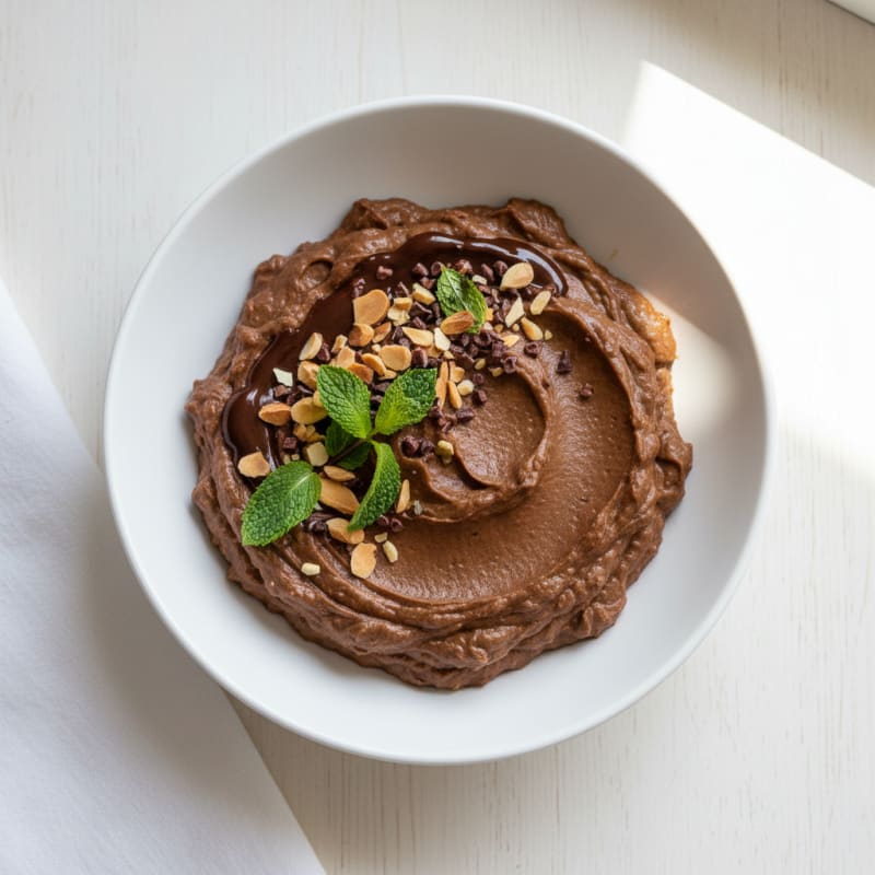 Chocolate Avocado Protein Pudding