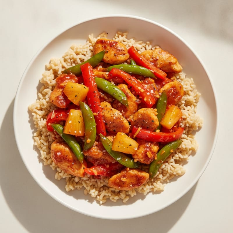 Sweet and Sour Chicken Stir-Fry