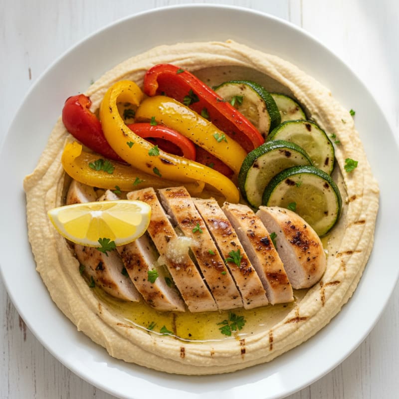 Mediterranean Hummus Platter