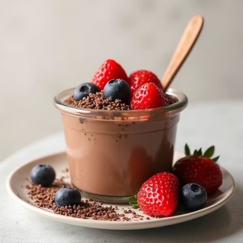 Greek Yogurt Chocolate Protein Pudding