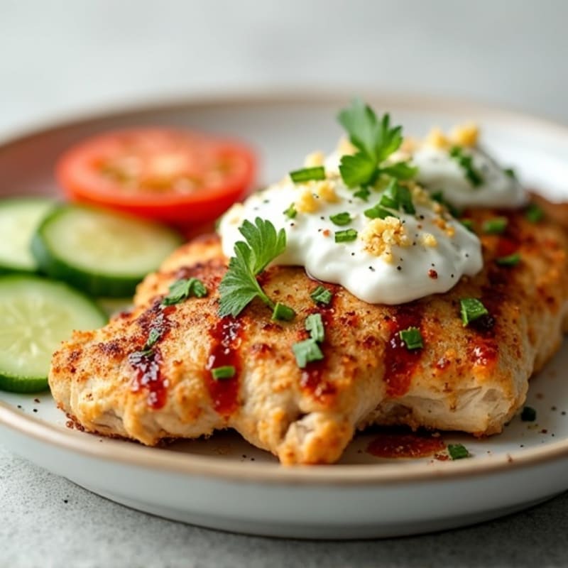 Herb-Spiced Chicken Shawarma with Garlic Sauce
