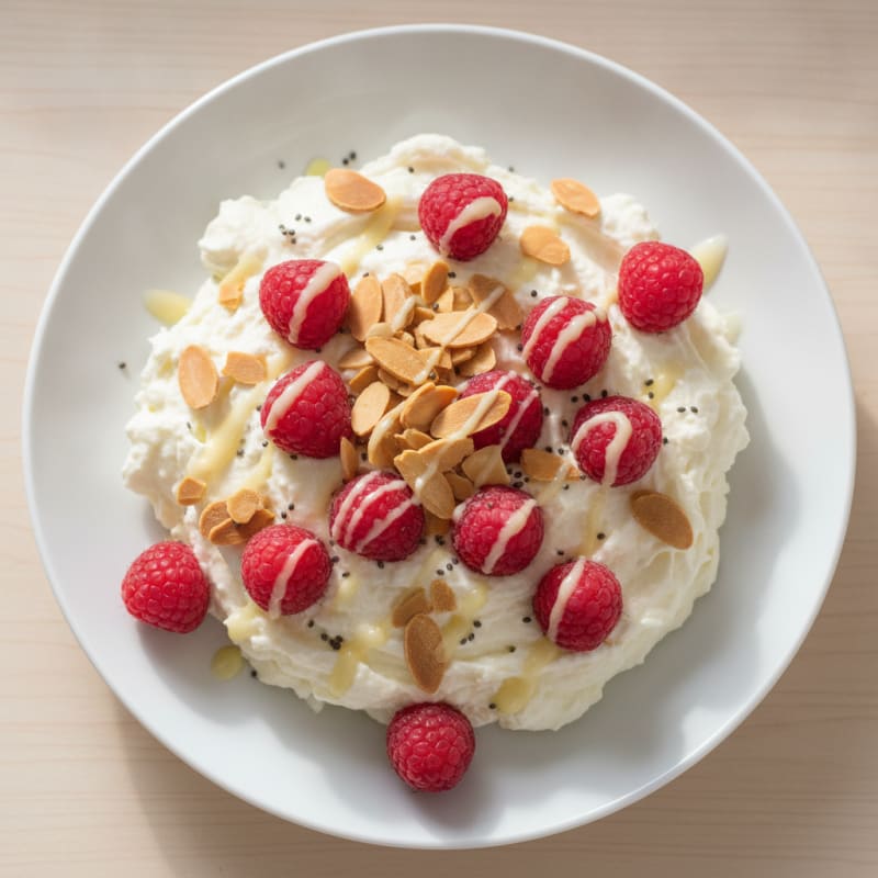 Silky Greek Yogurt Protein Mousse with Fresh Berries