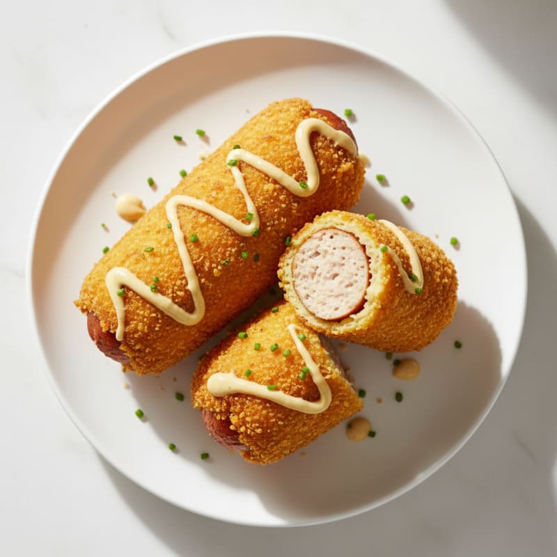 Crispy Golden Corn Dogs