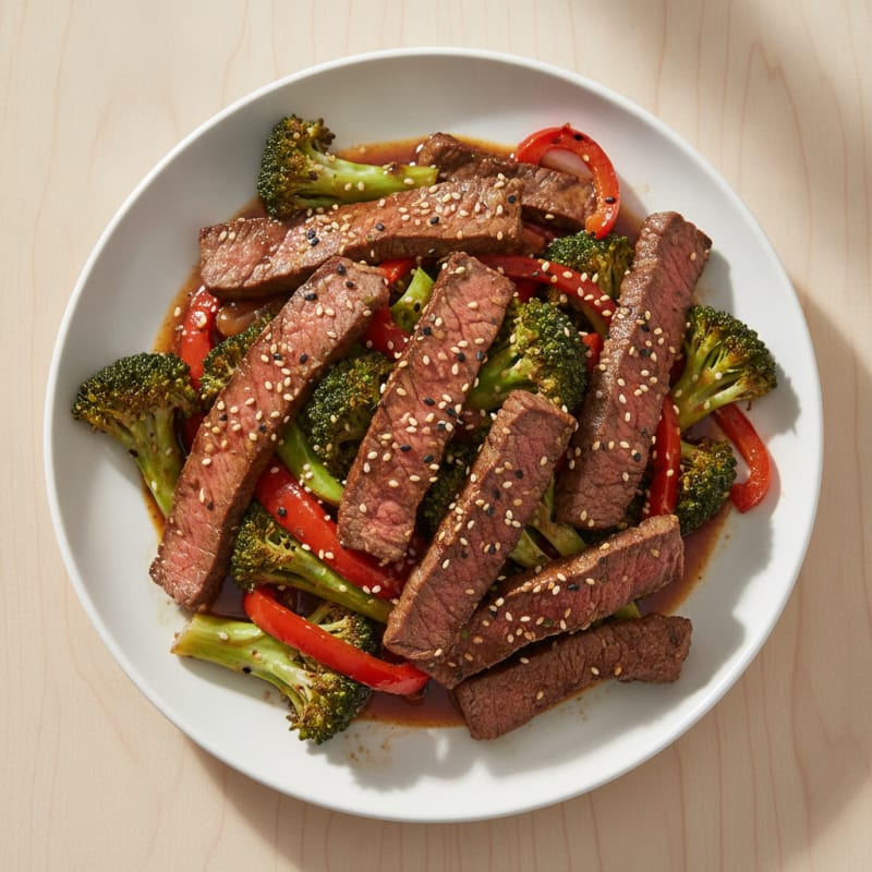 Sesame Beef & Broccoli Stir-Fry