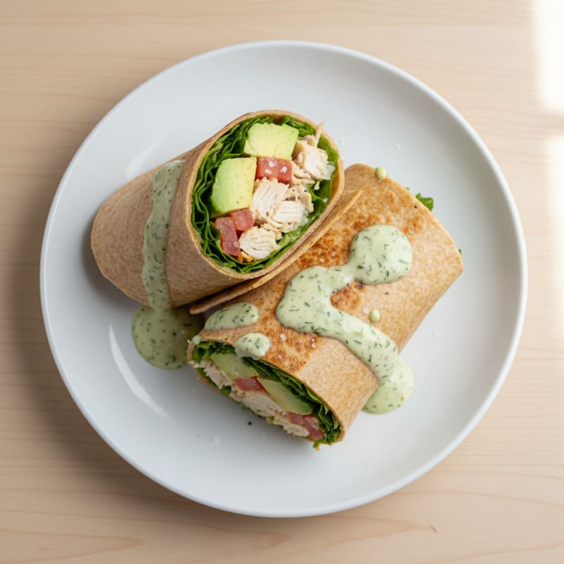 Chicken Avocado Ranch Wraps