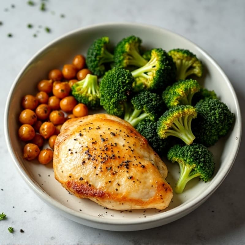 Sheet Pan Roasted Chicken and Crispy Broccoli