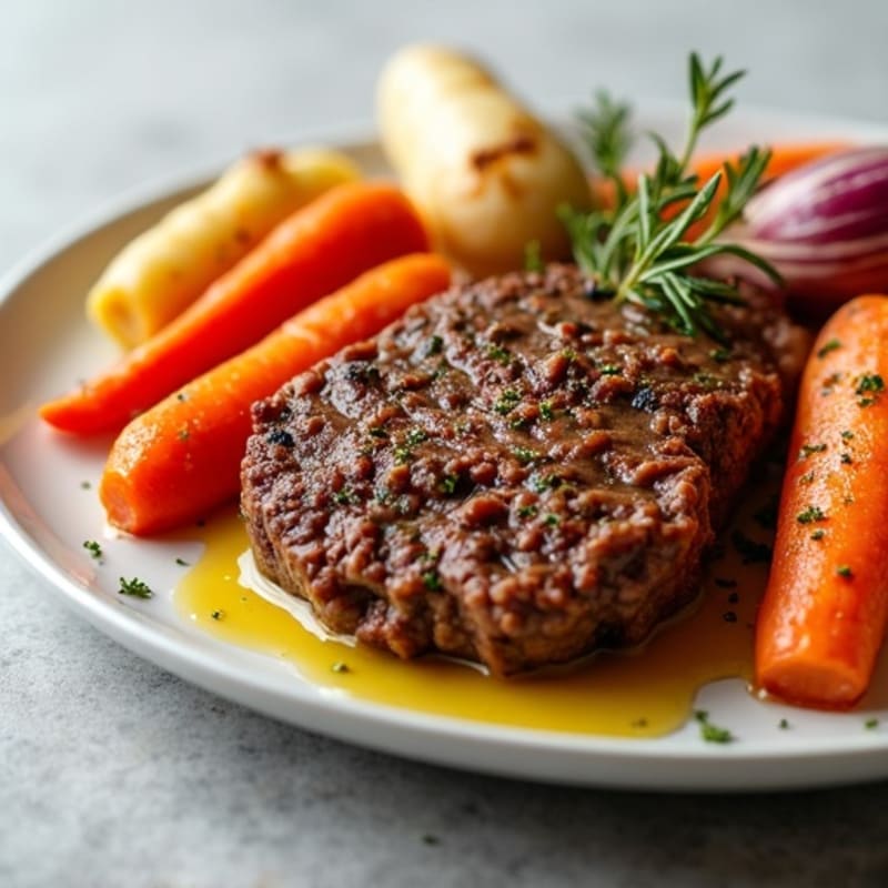 Savory Ground Beef and Roasted Root Vegetables