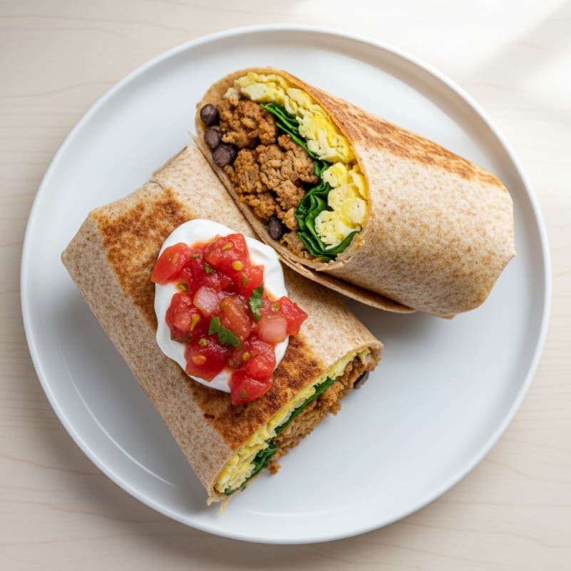 Ultimate Loaded Breakfast Burrito