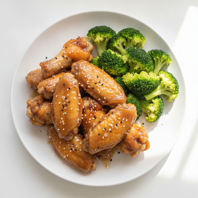 Honey-Garlic Glazed Chicken Wings
