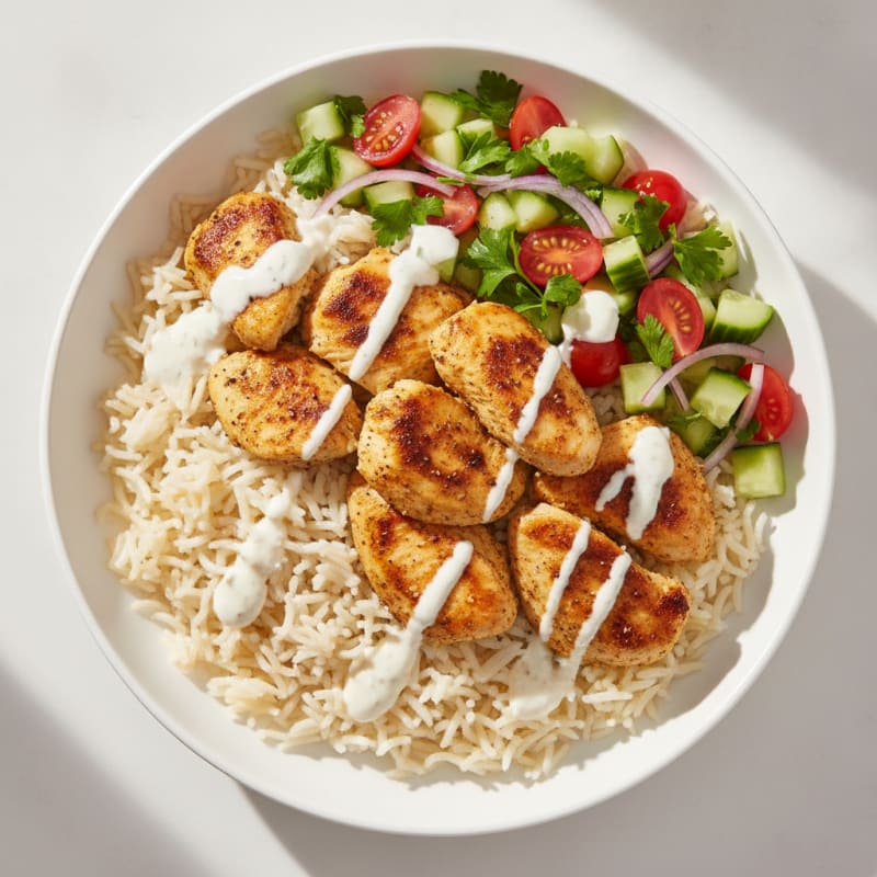 Chicken Shawarma Rice Bowl