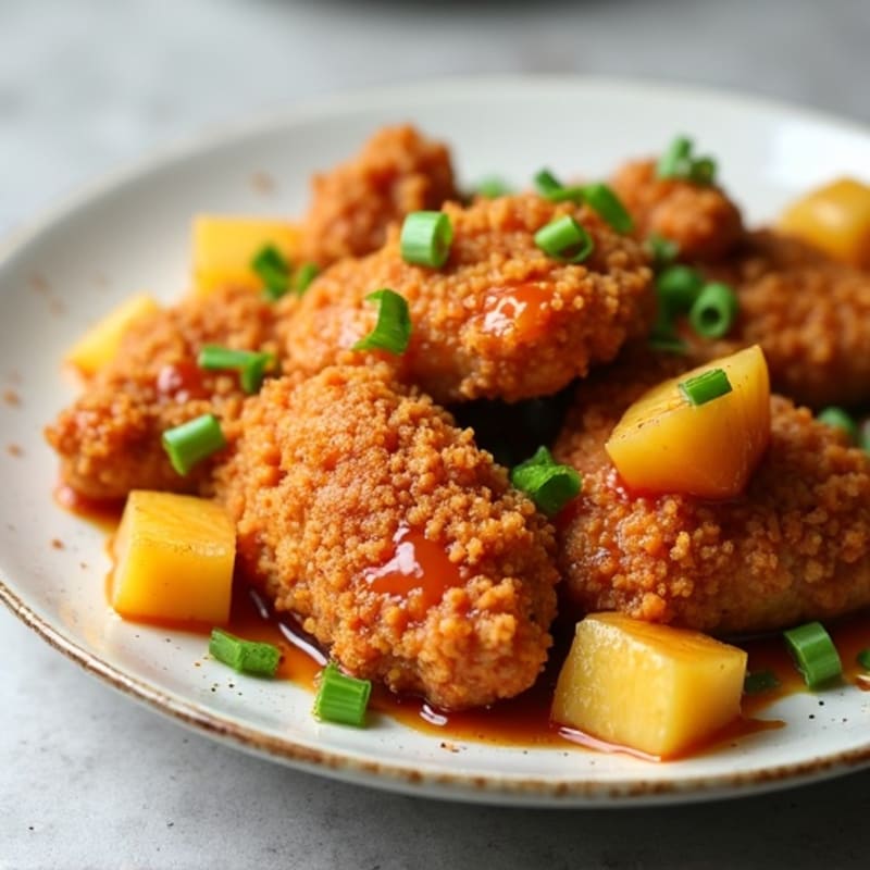 Crispy Baked Sweet and Sour Chicken