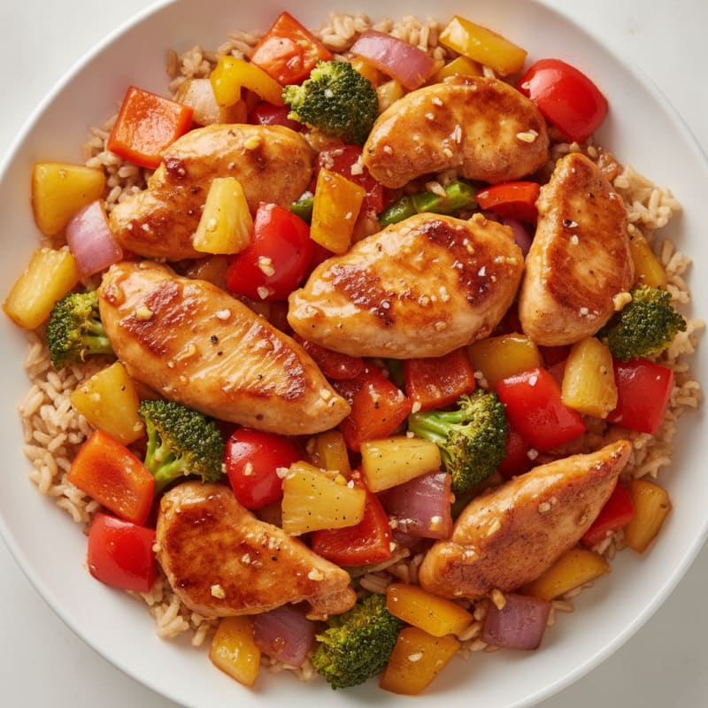 Sweet and Sour Chicken Stir-Fry