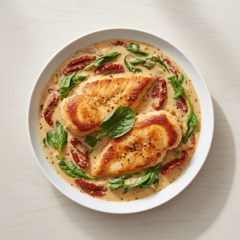 Creamy Tuscan Chicken Skillet