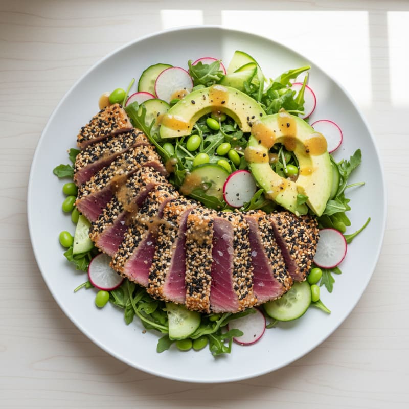 Pan-Seared Zesty Ahi Tuna
