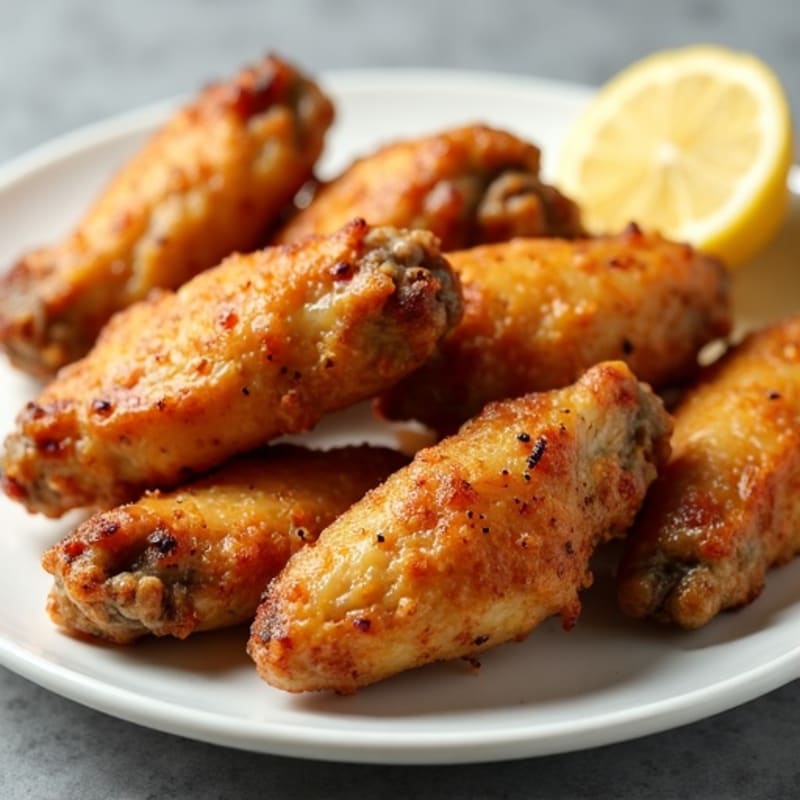 Crispy Baked Lemon Pepper Wings