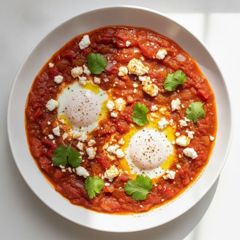 Shakshuka with Feta and Herbs