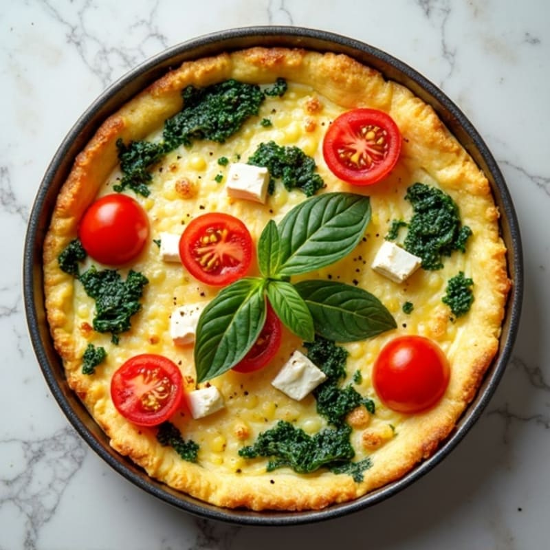 Fluffy Mediterranean Herb Frittata