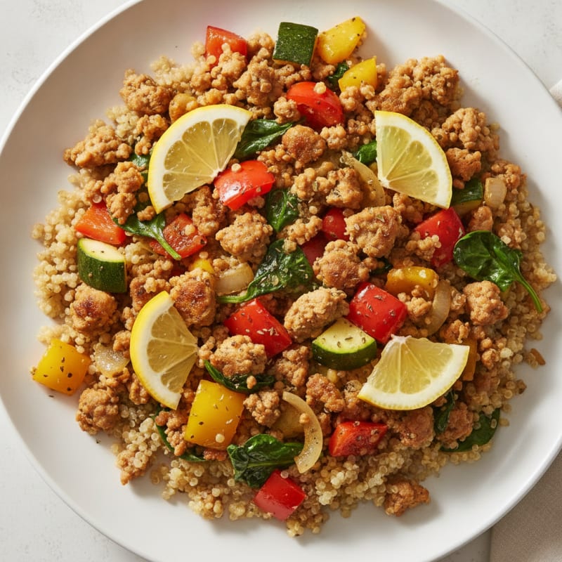Lean Turkey and Vegetable Skillet