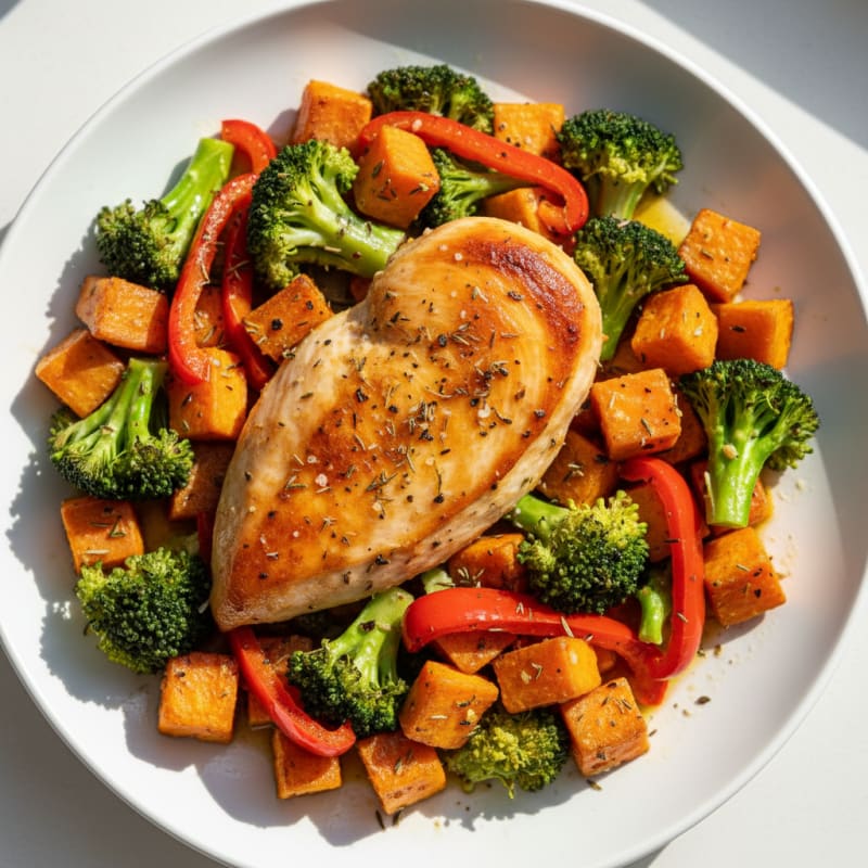 Savory Herb-Roasted Chicken with Vegetables