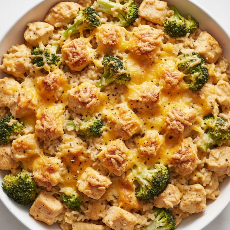 Cheesy Chicken & Broccoli Bake