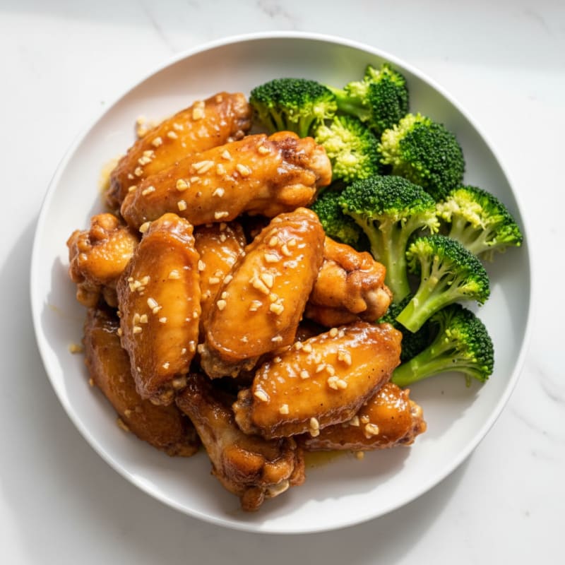 Honey-Garlic Glazed Chicken Wings