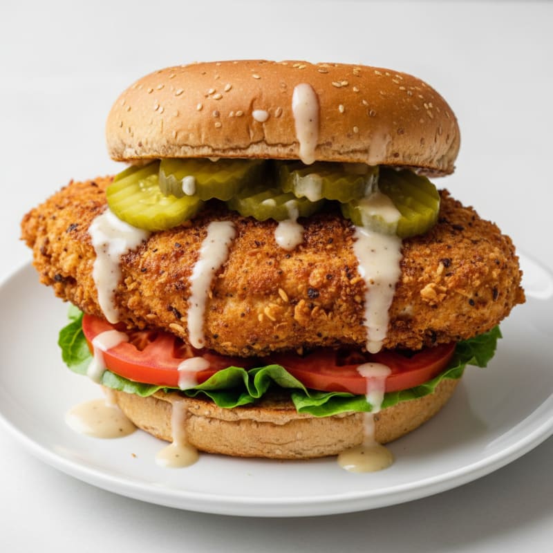 Crispy Buttermilk Fried Chicken Sandwich