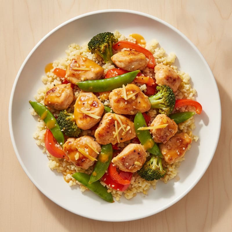 Orange Glazed Chicken Stir-Fry