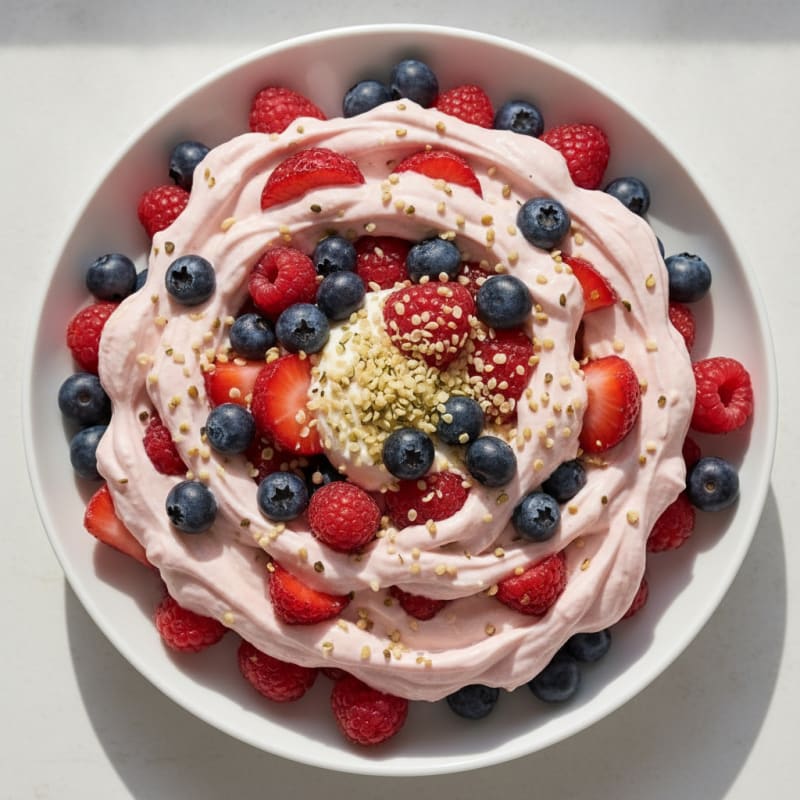 Creamy Greek Yogurt Protein Parfait with Mixed Berries