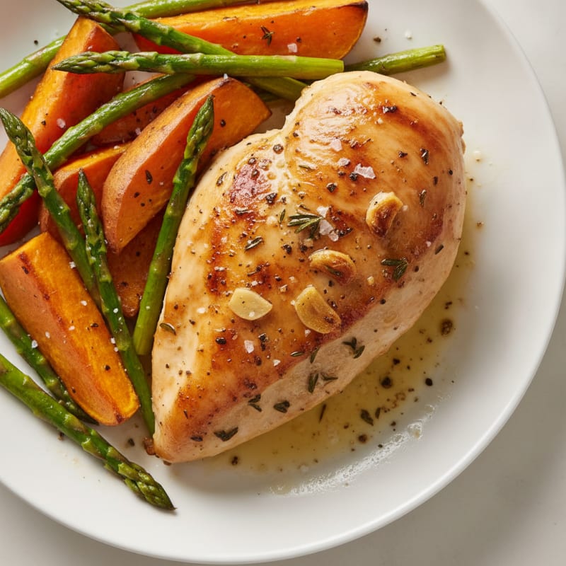 Garlic Herb Roasted Chicken Breast