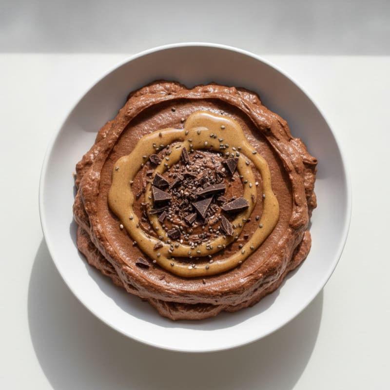 Chocolate Protein Pudding with Egg Whites