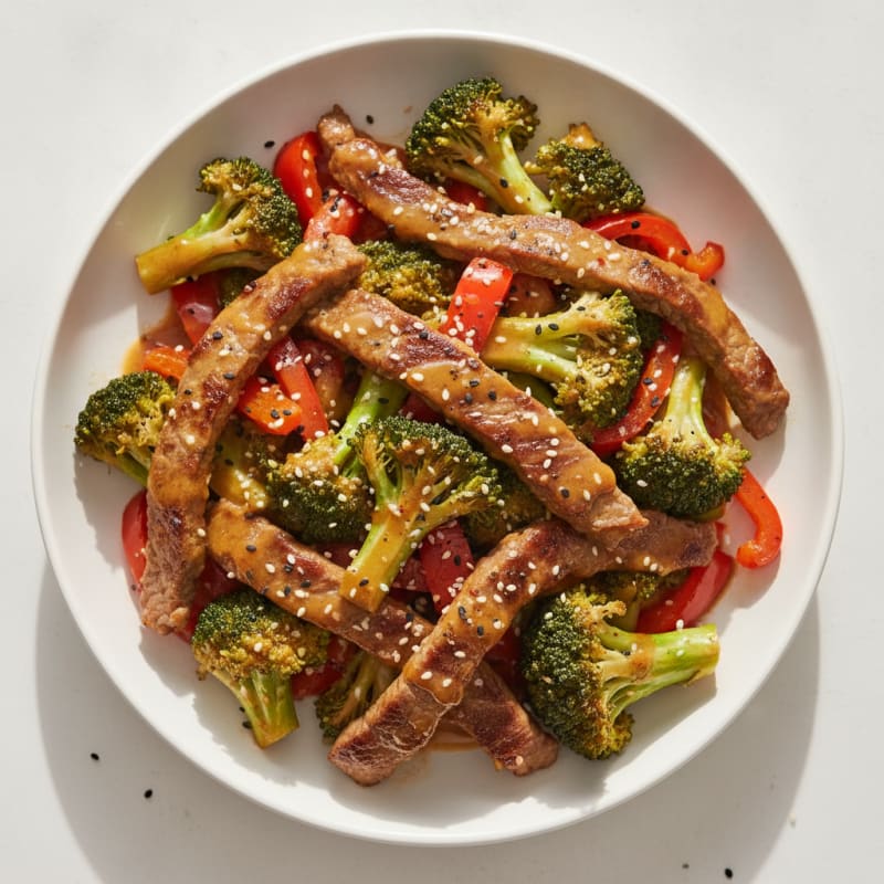 Sesame Beef & Broccoli Stir-Fry