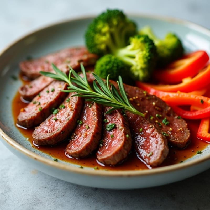 Pan-Seared Sweet and Savory Marinated Beef