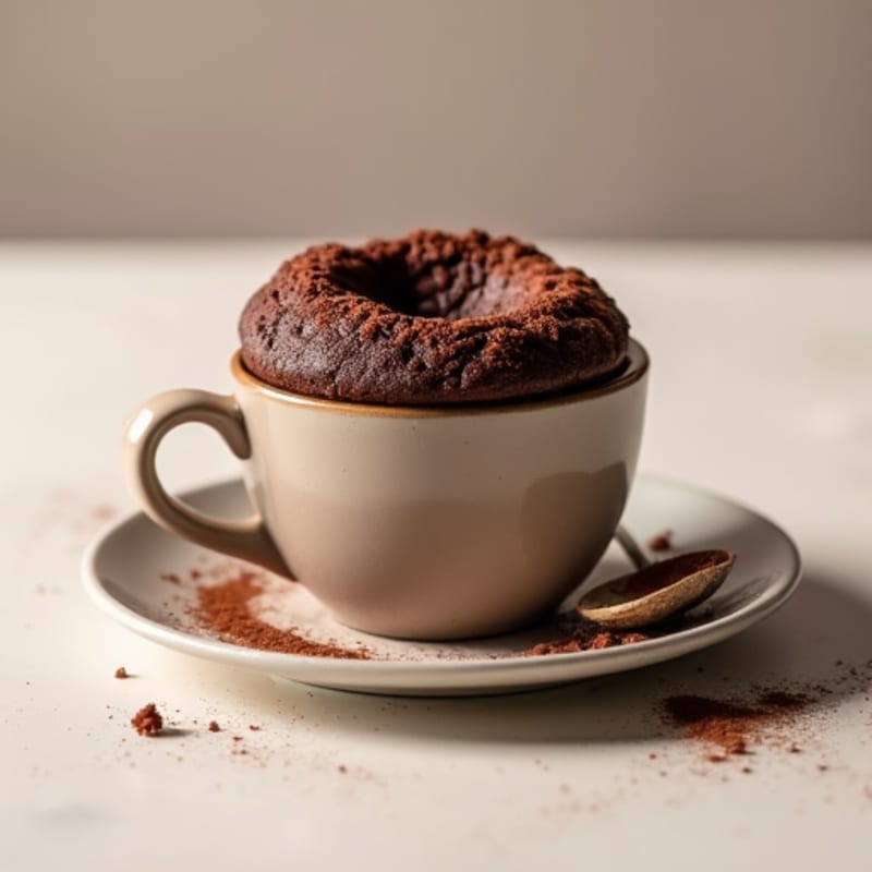 Fudgy Chocolate Protein Mug Cake