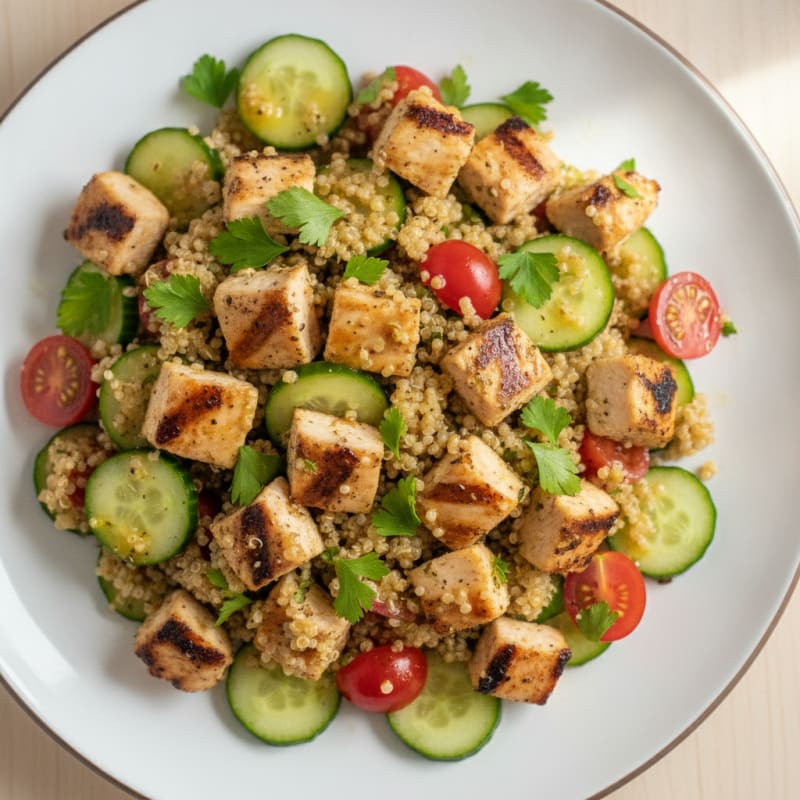 Lemon-Herb Chicken and Quinoa Salad