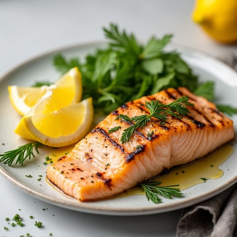 Lemon Herb Grilled Salmon