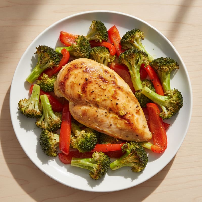 Sheet Pan Lemon Herb Chicken and Veggies