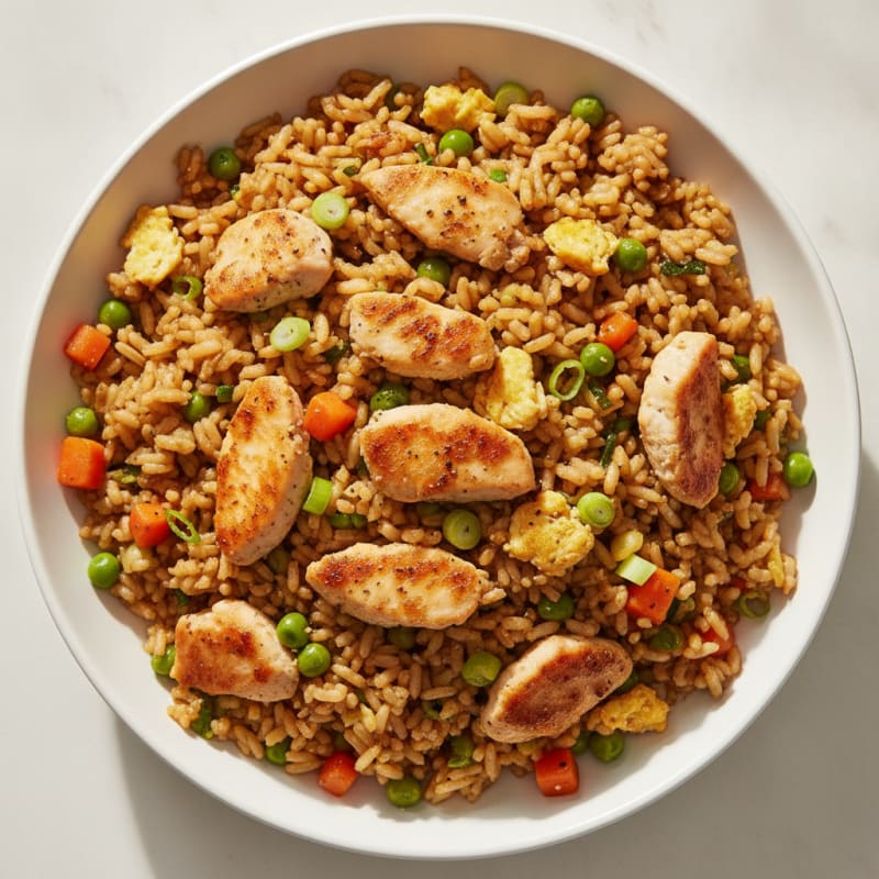 Clean Protein-Packed Chicken Fried Rice