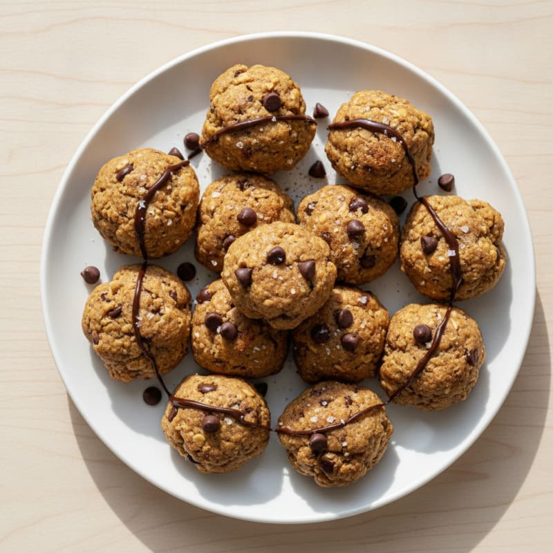 No-Bake Chocolate Chip Protein Bites