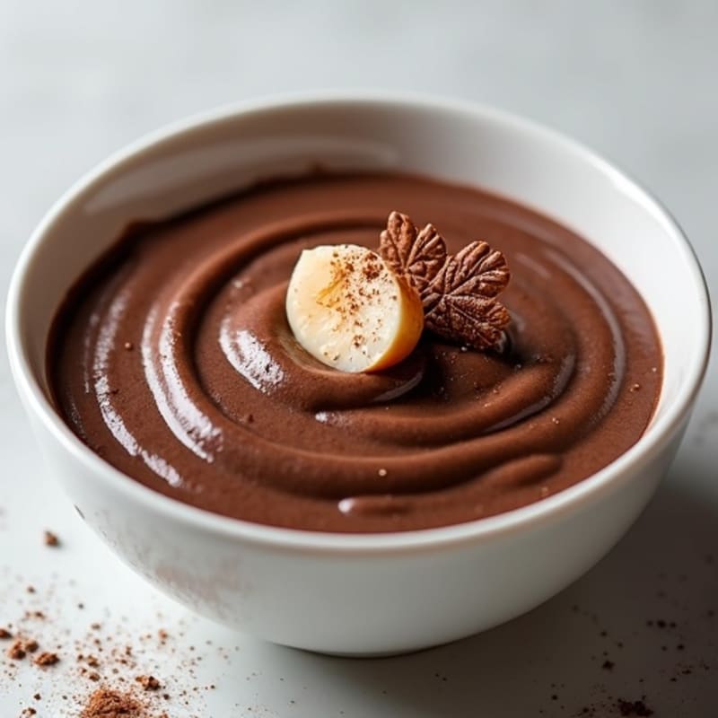 Molten Dark Chocolate Protein Pudding
