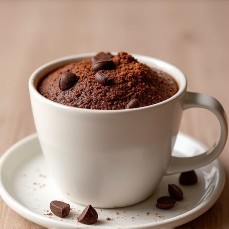 Healthy Chocolate Protein Mug Cake