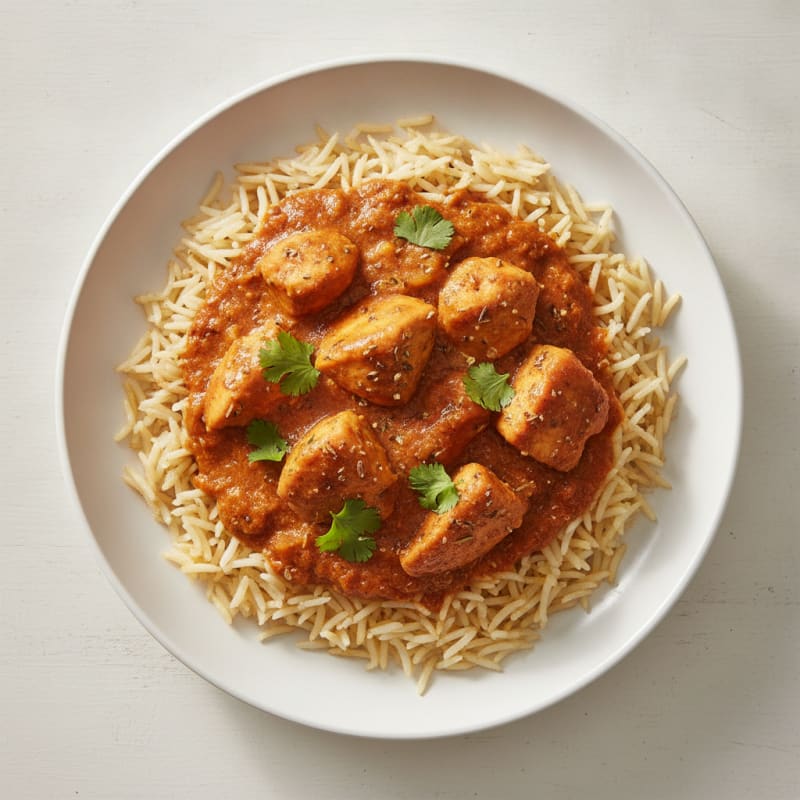 Spiced Butter Chicken with Basmati Rice