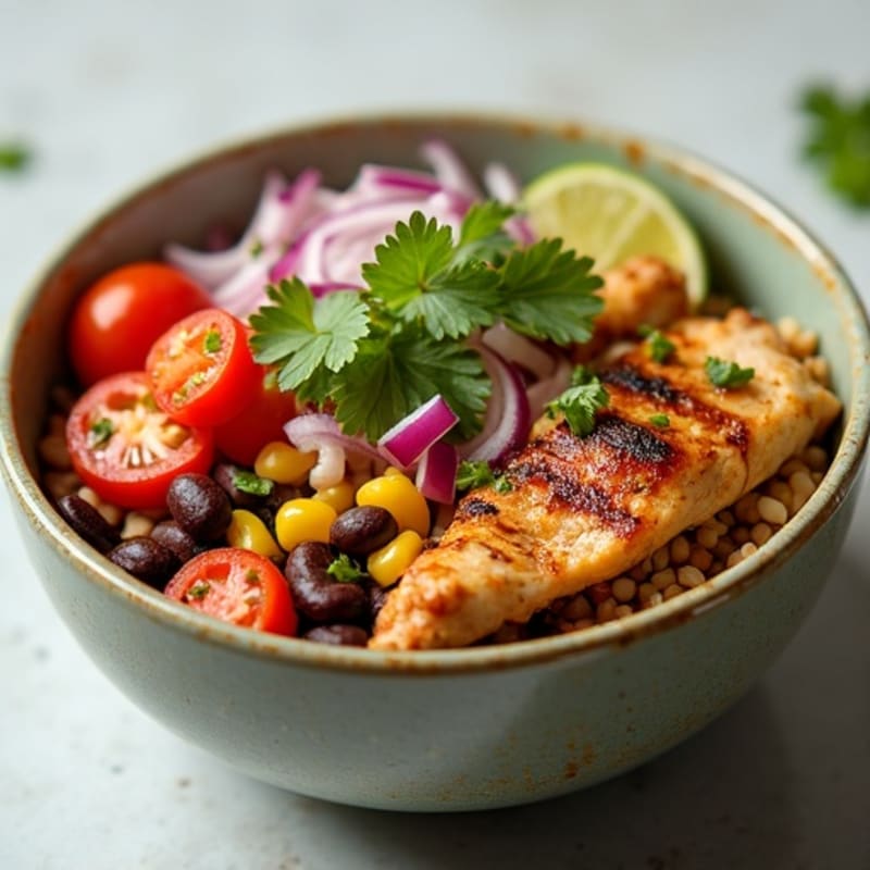 Zesty Chicken Burrito Bowl