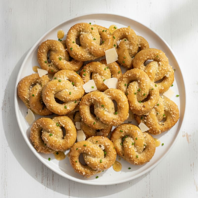 Garlic Parmesan Pretzel Bites