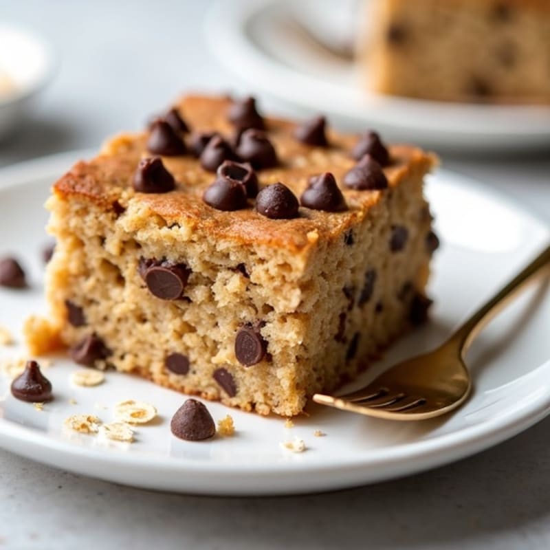 Chewy Chocolate Chip Protein Baked Oats