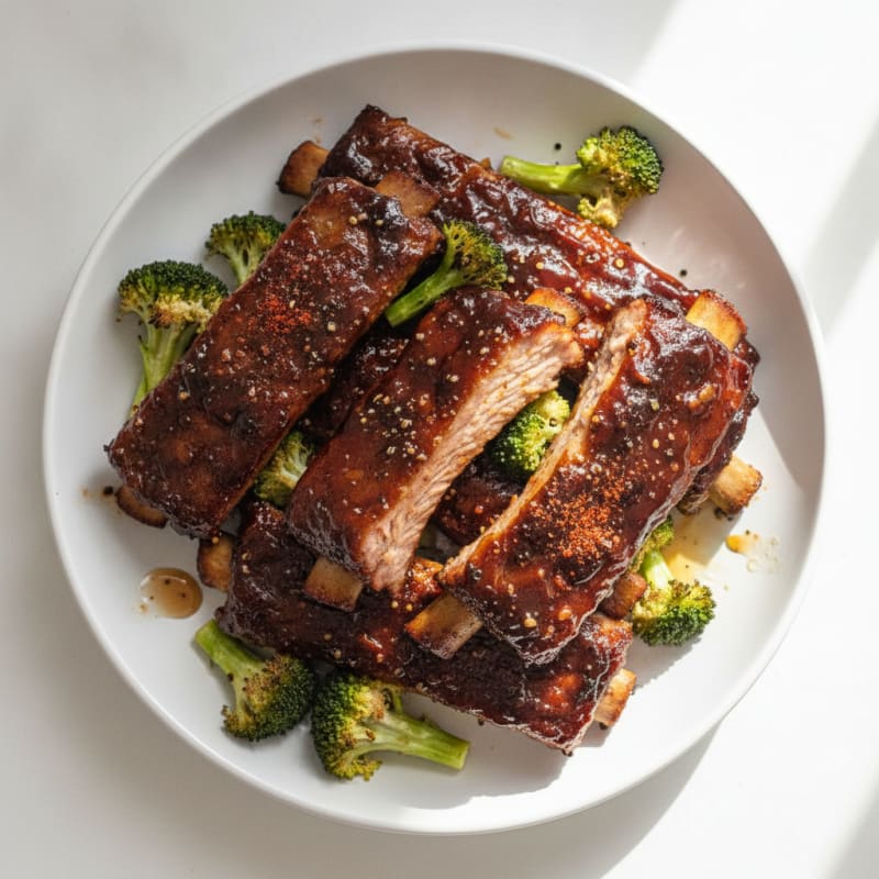 Sticky BBQ Baby Back Ribs