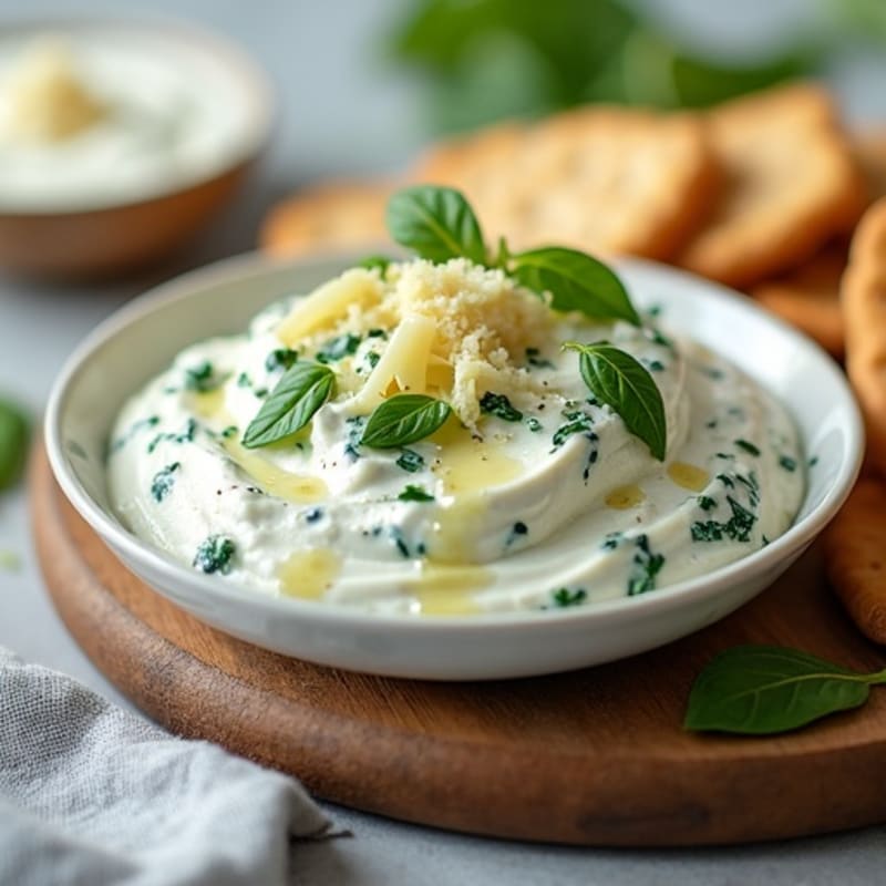 Creamy Greek Yogurt Spinach Artichoke Dip