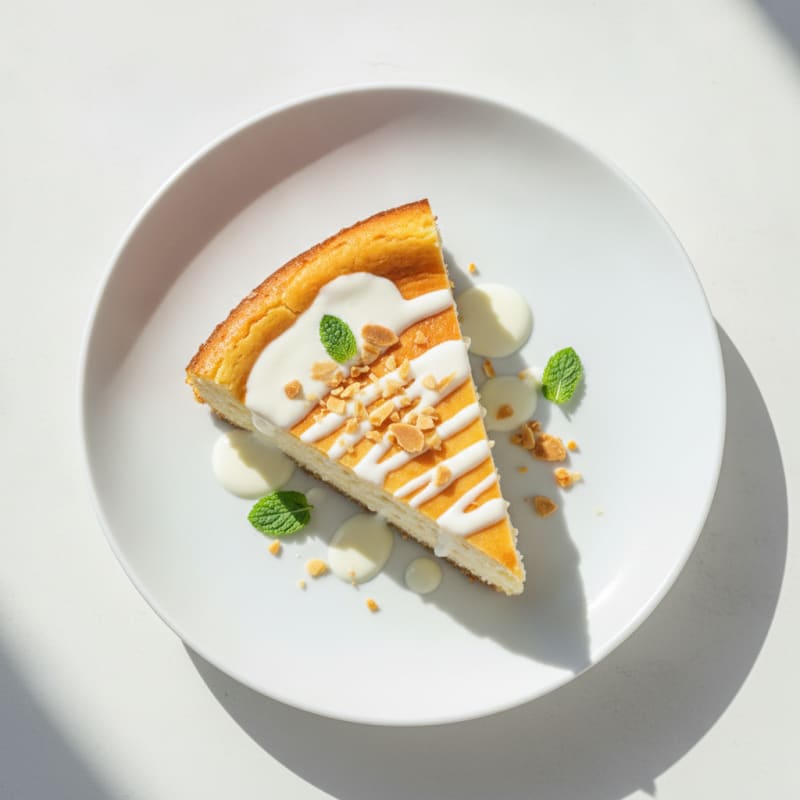 Creamy Greek Yogurt Protein Cheesecake