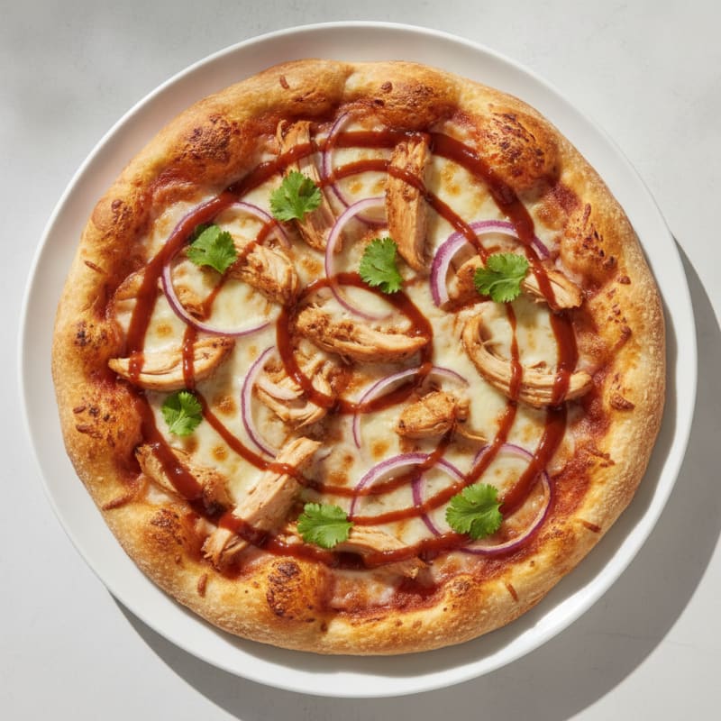 High-Protein BBQ Chicken Pizza